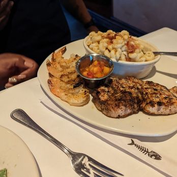 Bonefish Grill - The chicken and shrimp with a side of Mac - Seafood Near Me - Las Vegas, Nevada