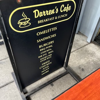 Darren's Cafe - Darren's Cafe sign and menu - Vietnamese Near Me - San Francisco, California Darren's Cafe - Darren's Cafe sign and menu - Vietnamese Near Me - San Francisco, California