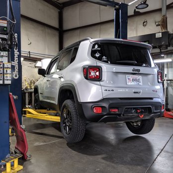 All Terrain Auto Care - Jeep being repaired. Clean shop. - Auto Repair Near Me - Knoxville, Tennessee