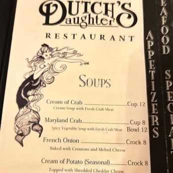 Dutch's Daughter - Menu - Seafood Near Me - Frederick, Maryland Dutch's Daughter - Menu - Seafood Near Me - Frederick, Maryland