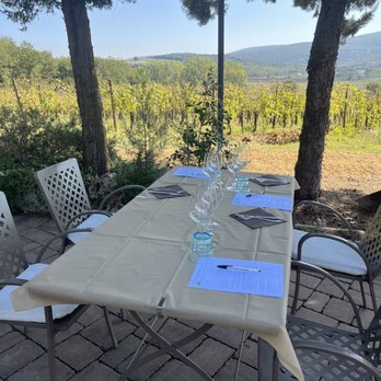 Il Colombaio Winery - tastings and lunch served outside by the vineyard - Wineries Near Me - Monteriggioni, SI