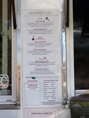 Menu photo 2 Rootbound Food Cart Sisters, OR Menu photo 2 Rootbound Food Cart Sisters, OR