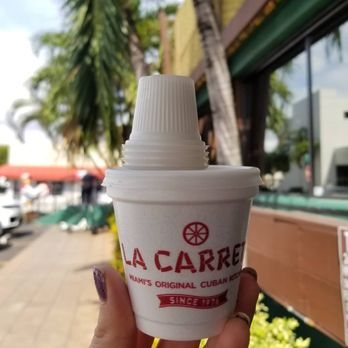 La Carreta - Colada from the ventana - Cuban Near Me - Miami, Florida