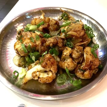 Yaar Indian Restaurant - Lasuni gobi (garlicky cauliflower). Delicious!!! - Indian Near Me - Astoria, New York