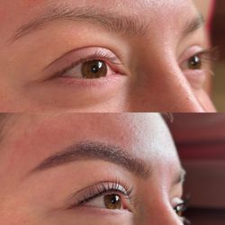 Starlight Sugar Studio - Lash lift + tint, and brow shaping + tint