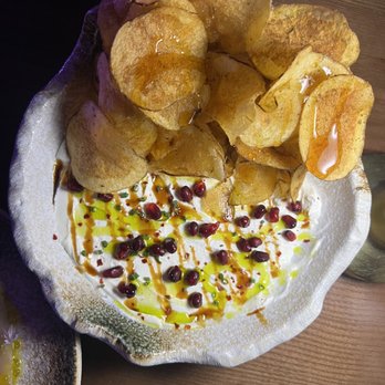 Theia - Labneh with chips and hot honey - Wine Bars Near Me - Los Angeles, California