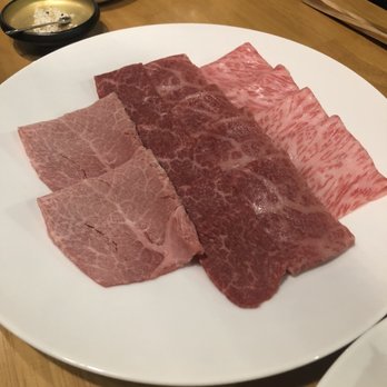 Ima - The second main dish, Shabu-Shabu with all wagyu A5 meats, Tongue, Chateaubriand, Ramp, Ichibo, Sirloin. - Japanese Near Me - Beverly Hills, California