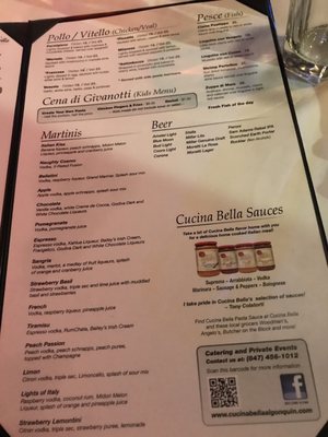 Menu photo 3 Cucina Bella Algonquin, IL