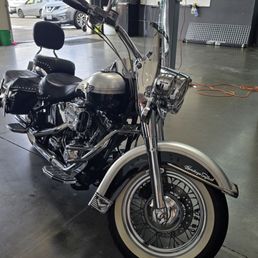 They just detailed my Harley. Wow! They just detailed my Harley. Wow!