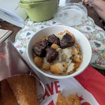Arby's - This was supposed to be a mac and cheese and steak bowl, instead I got potatoes. - Fast Food Near Me - Henderson, Nevada Arby's - This was supposed to be a mac and cheese and steak bowl, instead I got potatoes. - Fast Food Near Me - Henderson, Nevada