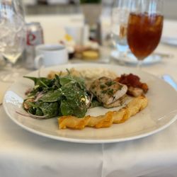 The Pacific Club - My lunch from buffet line.