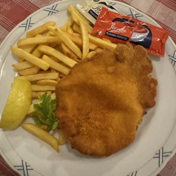 Schloss Braustuberl - Wieners schnitzel with fries. - Beer, Wine & Spirits Near Me - Schwangau, BY