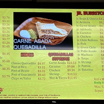 Filiberto’s - Menu - Mexican Near Me - Camp Verde, Arizona