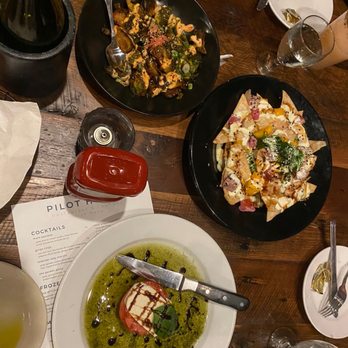 Pilot House - Fried Brussel Sprouts Wonton Tuna Nachos Caprese Salad - Seafood Near Me - Sandwich, Massachusetts