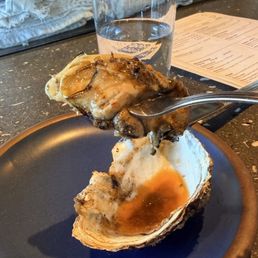 Grilled oysters