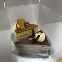 Chocolate Ganache Cream Cake Slice and Biscoff Cookie Butter Layer Cake.