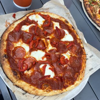 Blaze Pizza - Daredevil pizza - Pizza Near Me - Anaheim, California Blaze Pizza - Daredevil pizza - Pizza Near Me - Anaheim, California