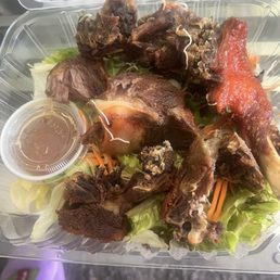 "Roasted" duck "Roasted" duck