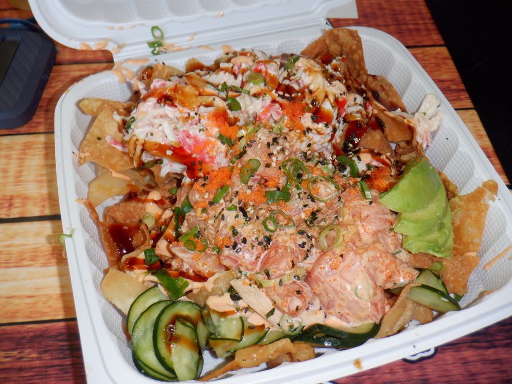 Food from Ry's Poke Shack