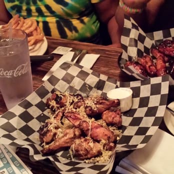 Moon Runners Saloon - Wings ordered by other members of our party. - Southern Near Me - Garner, North Carolina