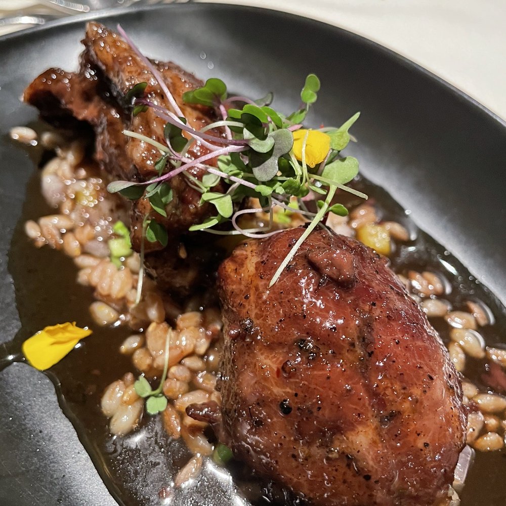 NoJa - Sous Vide Pork Cheeks - New American Near Me - Mobile, Alabama NoJa - Sous Vide Pork Cheeks - New American Near Me - Mobile, Alabama