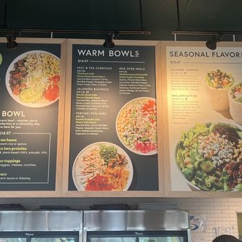 Evergreens - Menu - warm bowls and seasonal offerings - Salad Near Me - Bellevue, Washington