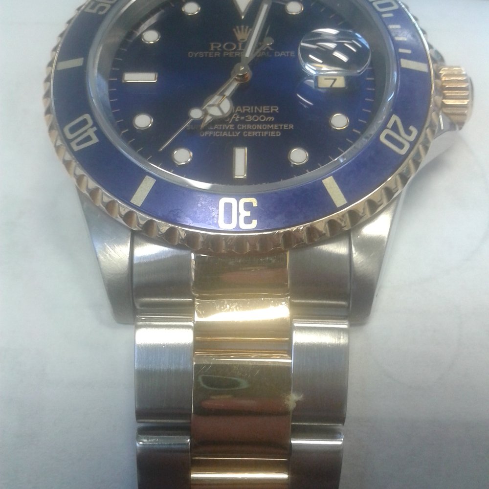 World Time - Rolex submariner gold/ stainless steel - Watch Repair Near Me - San Jose, California World Time - Rolex submariner gold/ stainless steel - Watch Repair Near Me - San Jose, California