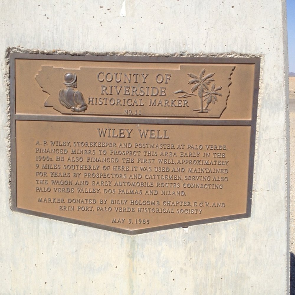 Wiley's Well Rest Area - Historical marker - Rest Stops Near Me - Blythe, California Wiley's Well Rest Area - Historical marker - Rest Stops Near Me - Blythe, California