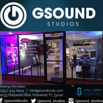 Gsound Studios - Recording & Rehearsal Studios Near Me - Hollywood, Florida Gsound Studios - Recording & Rehearsal Studios Near Me - Hollywood, Florida