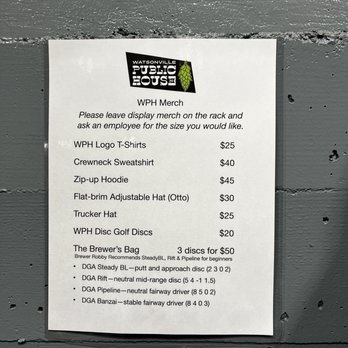 Watsonville Public House - Merch price list - Breweries Near Me - Watsonville, California Watsonville Public House - Merch price list - Breweries Near Me - Watsonville, California