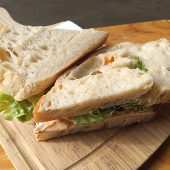 Sourced Grocer - Organic chicken sandwich, with lettuce, and chipotle mayo. - Restaurants Near Me - Teneriffe, QLD Sourced Grocer - Organic chicken sandwich, with lettuce, and chipotle mayo. - Restaurants Near Me - Teneriffe, QLD