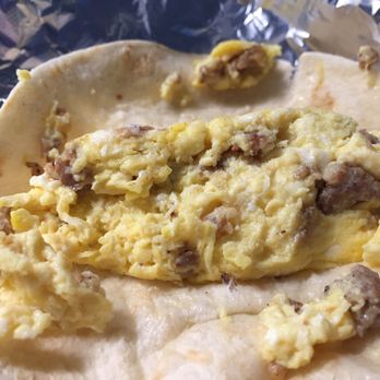 Northland Shell - Sausage egg and cheese breakfast taco. - Gas Stations Near Me - Austin, Texas