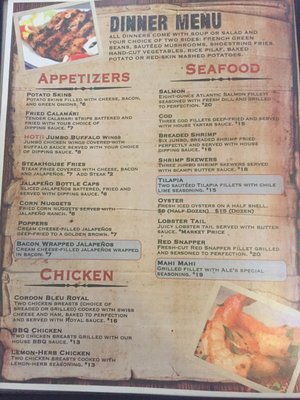 Menu photo 4 Ale's Steakhouse & Bar Ridgecrest, CA