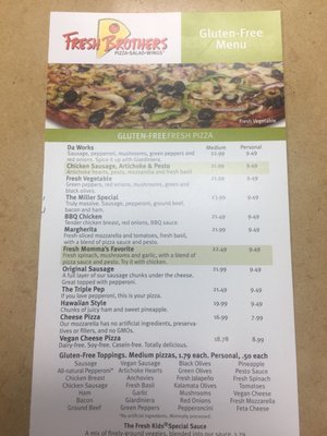 Menu photo 4 Fresh Brothers Pizza Redondo Beach Redondo Beach, CA