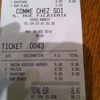 Comme Chez Soi - Burgers Near Me - Annecy, 74 Comme Chez Soi - Burgers Near Me - Annecy, 74