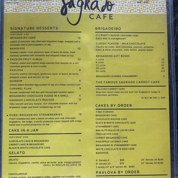Sagrado Cafe - Menu - Coffee & Tea Near Me - Miami, Florida