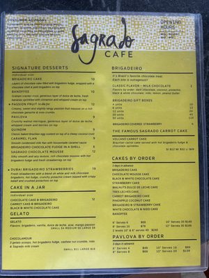 Menu photo 4 Sagrado Cafe Miami, FL
