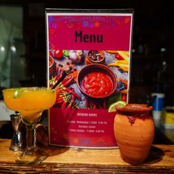 Las Salsitas Restaurant - Margaritas and cantaritos