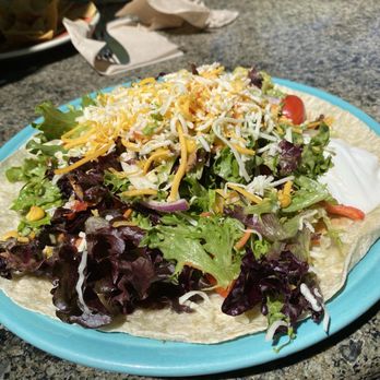 Dos Coyotes Border Cafe - Adobe salad - Mexican Near Me - Elk Grove, California