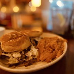 Wood Ranch Ventura - Lunch sliders with Smashed Sweet Potatoes
