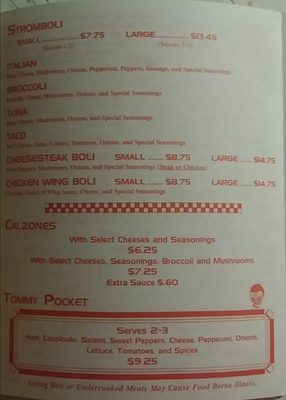 Menu photo 3 Tommy's Pizza Corner Kingston, PA Menu photo 3 Tommy's Pizza Corner Kingston, PA