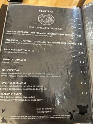 Menu photo 6 Luma Rome, RM Menu photo 6 Luma Rome, RM