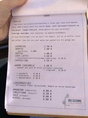 Menu photo 2 Ons Suzanne Antwerp, VAN