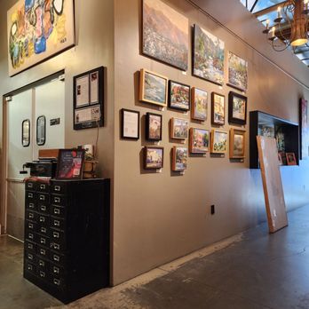 Jones Coffee Roasters - artwork on the wall - Coffee Roasteries Near Me - Pasadena, California