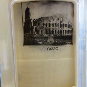 L'Orso Bianco - Napkins with famous sites in Rome. - Ice Cream & Frozen Yogurt Near Me - Rome, RM