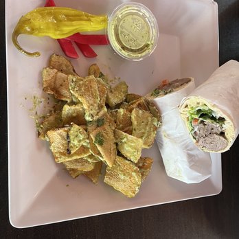 The Green Olive - Beef kabob sandwich - Mediterranean Near Me - Gardena, California The Green Olive - Beef kabob sandwich - Mediterranean Near Me - Gardena, California