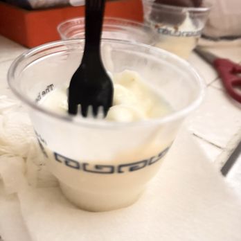 Nick The Greek - If you squish it it all the way down make it compact. This is how much yogurt you get. - Greek Near Me - Ventura, California Nick The Greek - If you squish it it all the way down make it compact. This is how much yogurt you get. - Greek Near Me - Ventura, California