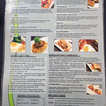Waffles Incaffeinated - South Side - Here is their menu with the current prices - Breakfast & Brunch Near Me - Pittsburgh, Pennsylvania
