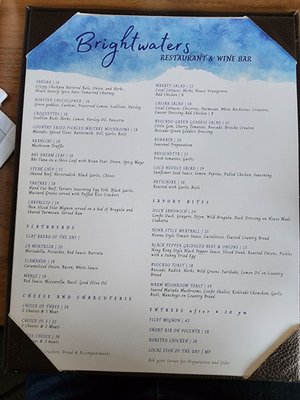 Menu photo 7 Brightwaters Huntington Beach, CA