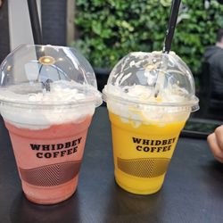 Whidbey Coffee - Strawberry and Mango smoothies
